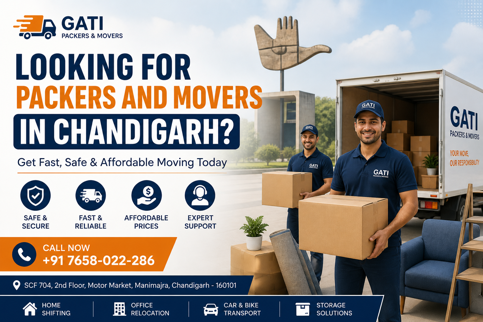 Packers and Movers in Chandigarh